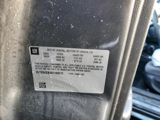 Photo 10 from auction – 2010 CHEVROLET IMPALA LS with VIN 2G1WA5EK4A1140579