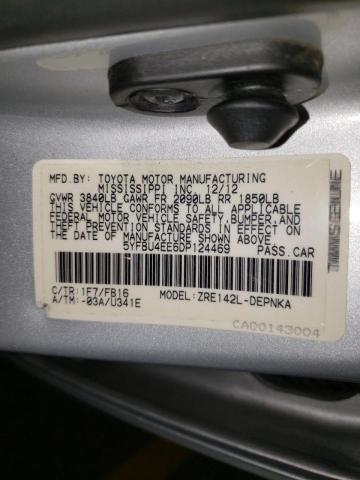 Zdjęcie 10 z aukcji – 2013 TOYOTA COROLLA BA z VIN 5YFBU4EE6DP124469