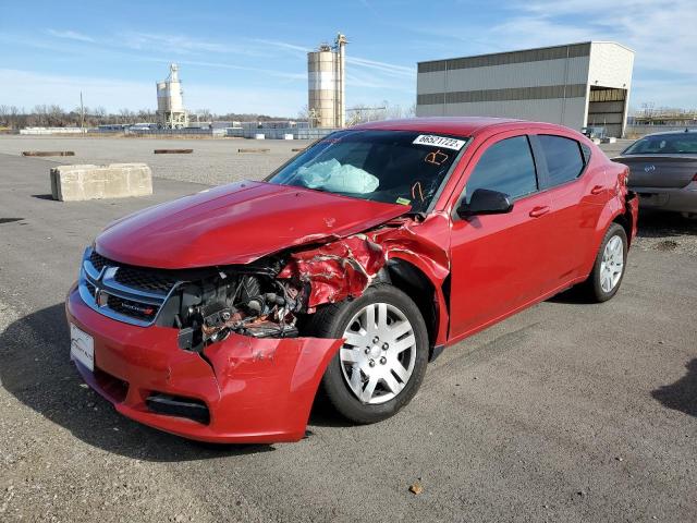 Photo 2 from auction – 2014 DODGE AVENGER SE with VIN 1C3CDZAB2EN155475