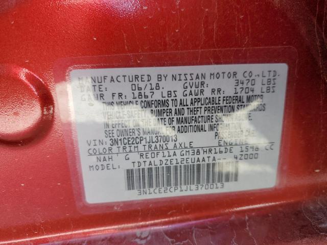 Photo 10 from auction – 2018 NISSAN VERSA NOTE with VIN 3N1CE2CP1JL370013