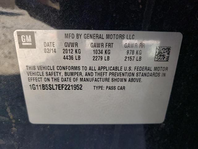 Photo 10 from auction – 2014 CHEVROLET MALIBU LS with VIN 1G11B5SL7EF221952