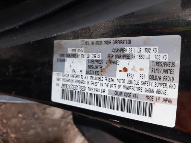 Photo 10 from auction – 2014 MAZDA MAZDA2 SPO with VIN JM1DE1KZ3E0178304