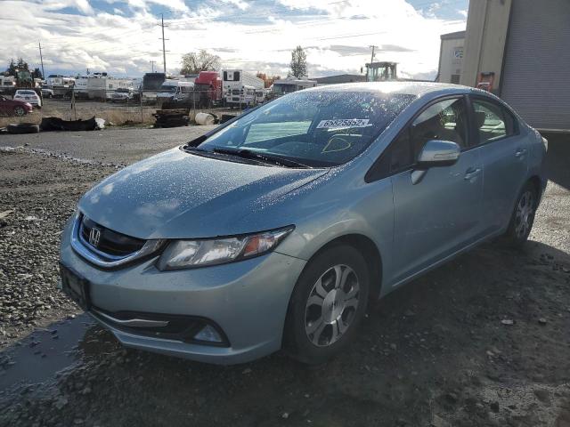 Photo 2 from auction – 2013 HONDA CIVIC HYBR with VIN 19XFB4F22DE203487