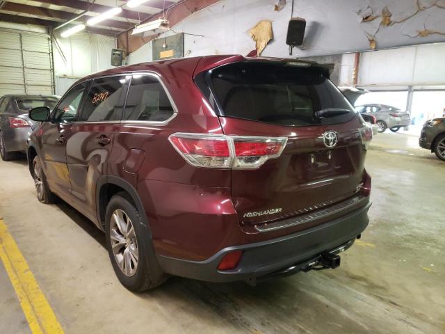 Photo 3 from auction – 2016 TOYOTA HIGHLANDER with VIN 5TDBKRFH0GS231511