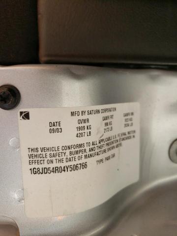 Photo 10 from auction – 2004 SATURN L300 LEVEL with VIN 1G8JD54R04Y506766