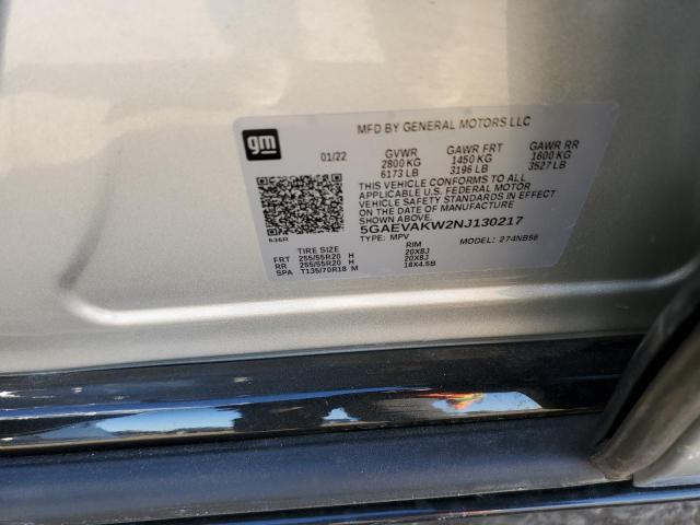 Photo 10 from auction – 2022 BUICK ENCLAVE ES with VIN 5GAEVAKW2NJ130217