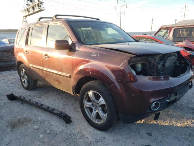 HONDA PILOT EXL 2013 with VIN 5FNYF4H68DB019016 - Photo from auction