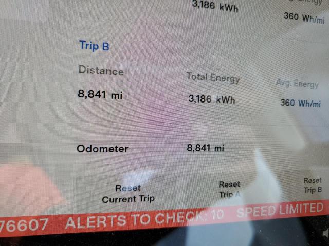 Photo 8 from auction – 2022 TESLA MODEL Y with VIN 7SAYGDEFXNF376607