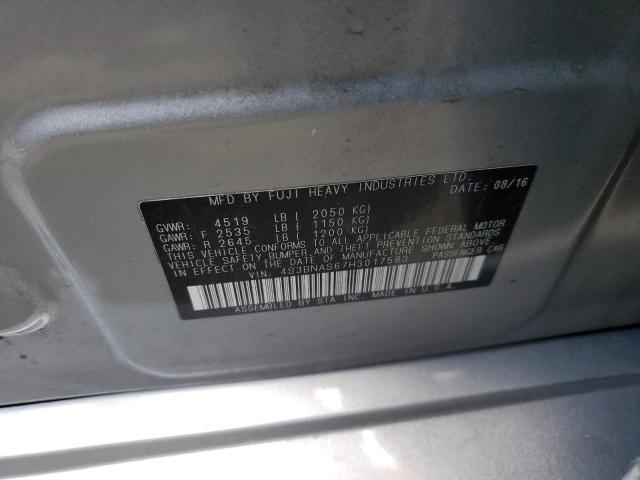 Photo 10 from auction – 2017 SUBARU LEGACY SPO with VIN 4S3BNAS67H3017583
