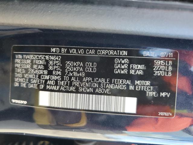 Photo 10 from auction – 2012 VOLVO XC90 3.2 with VIN YV4952CY5C1614642
