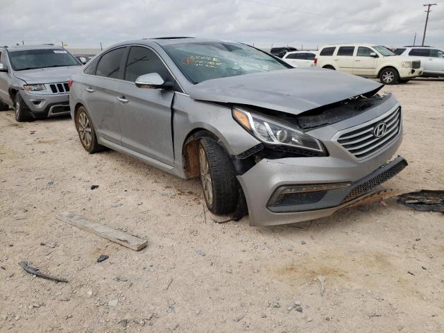 HYUNDAI SONATA 2017 with VIN 5NPE34AF2HH438511 - Photo from auction