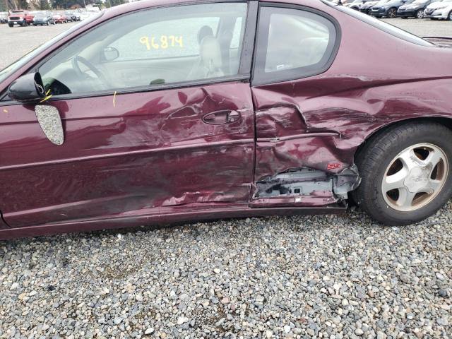 Photo 9 from auction – 2004 CHEVROLET MONTE CARL with VIN 2G1WX12K049122243