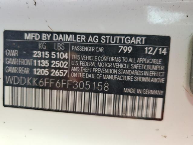 Photo 10 from auction – 2015 MERCEDES-BENZ E 400 with VIN WDDKK6FF6FF305158