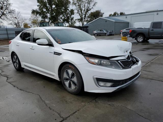 KIA OPTIMA HYB 2013 with VIN KNAGM4ADXD5044587 - Photo from auction