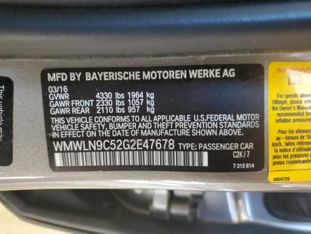 Photo 10 from auction – 2016 MINI COOPER S C with VIN WMWLN9C52G2E47678