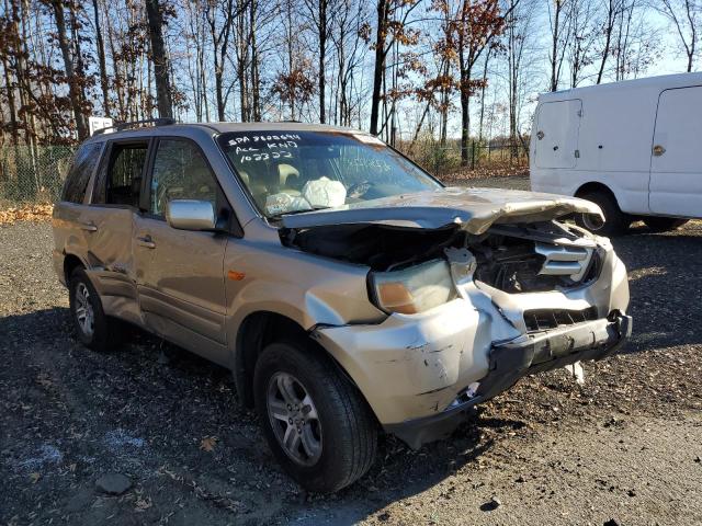 HONDA PILOT EX 2006 with VIN 2HKYF18596H531734 - Photo from auction