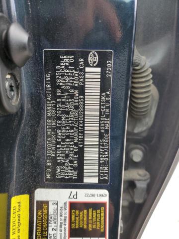 Photo 10 from auction – 2013 TOYOTA CAMRY L with VIN 4T1BF1FK4DU299959