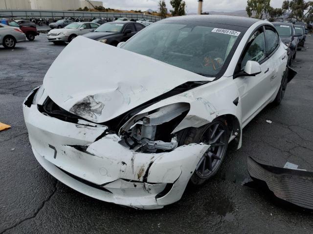 Photo 2 from auction – 2021 TESLA MODEL 3 with VIN 5YJ3E1EA5MF930604