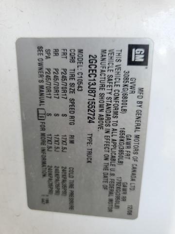 Photo 10 from auction – 2007 CHEVROLET SILVERADO with VIN 2GCEC13J871552724