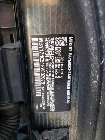 Photo 10 from auction – 2015 BMW I3 REX with VIN WBY1Z4C51FV502079