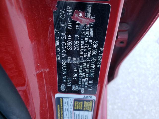 Photo 10 from auction – 2017 KIA FORTE LX with VIN 3KPFL4A73HE099968
