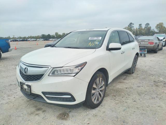 Photo 2 from auction – 2015 ACURA MDX TECHNO with VIN 5FRYD3H48FB009411