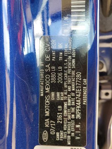 Photo 10 from auction – 2018 KIA FORTE LX with VIN 3KPFK4A74JE177280