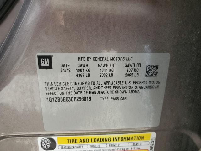 Photo 10 from auction – 2012 CHEVROLET MALIBU LS with VIN 1G1ZB5E03CF256019