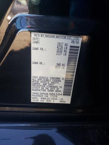 Photo 10 from auction – 2016 NISSAN ALTIMA 2.5 with VIN 1N4AL3APXGN386504