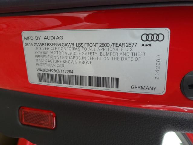 Photo 10 from auction – 2019 AUDI A6 PREMIUM with VIN WAUK2AF28KN117264