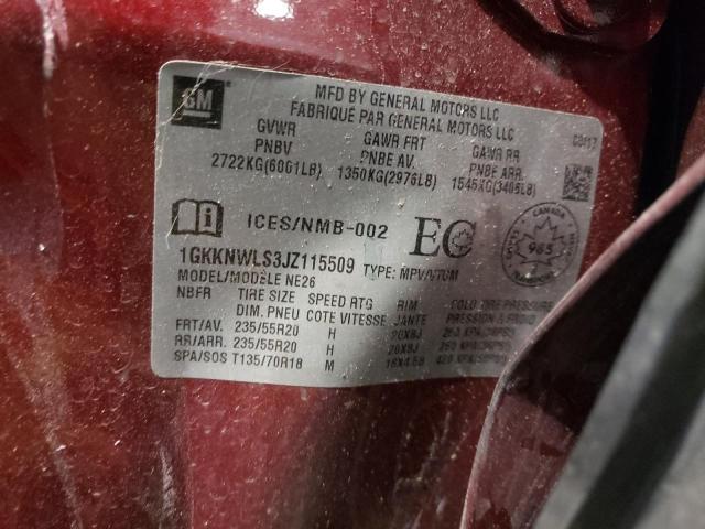 Photo 10 from auction – 2018 GMC ACADIA SLT with VIN 1GKKNWLS3JZ115509