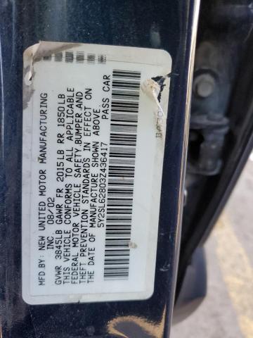 Photo 10 from auction – 2003 PONTIAC VIBE with VIN 5Y2SL62803Z436417