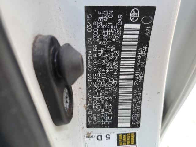 Photo 10 from auction – 2015 TOYOTA PRIUS V with VIN JTDZN3EU1FJ030908