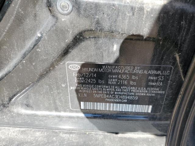 Photo 10 from auction – 2014 HYUNDAI SONATA GLS with VIN 5NPEB4AC3EH894859