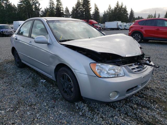 KIA SPECTRA LX 2004 with VIN KNAFE121845059682 - Photo from auction