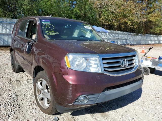 HONDA PILOT EXL 2013 with VIN 5FNYF3H5XDB044081 - Photo from auction
