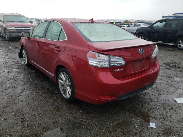 Photo 3 from auction – 2010 LEXUS HS 250H with VIN JTHBB1BA0A2012815