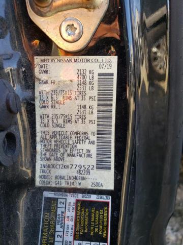Photo 10 from auction – 2019 NISSAN FRONTIER S with VIN 1N6BD0CT2KN779522