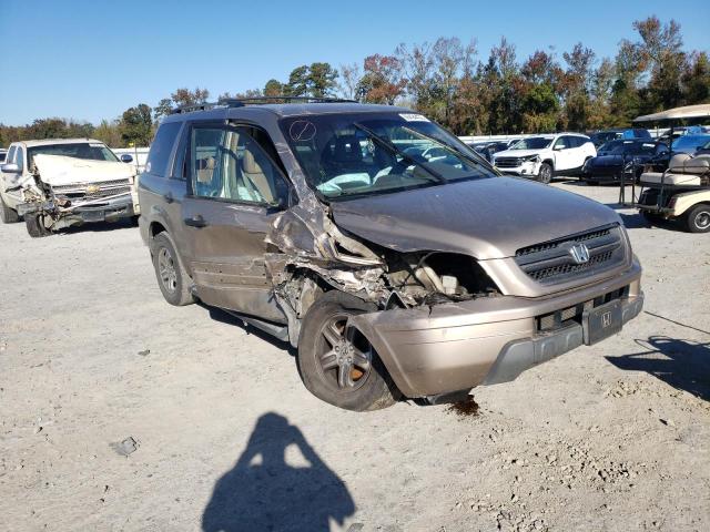 HONDA PILOT EXL 2004 with VIN 2HKYF18584H531463 - Photo from auction