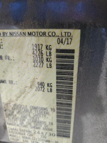 Photo 10 from auction – 2017 NISSAN ALTIMA 2.5 with VIN 1N4AL3AP4HC244730
