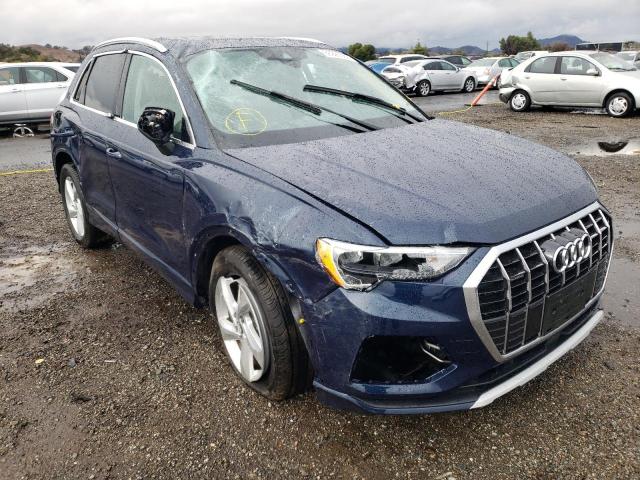 AUDI Q3 PREMIUM 2020 with VIN WA1AECF38L1117648 - Photo from auction