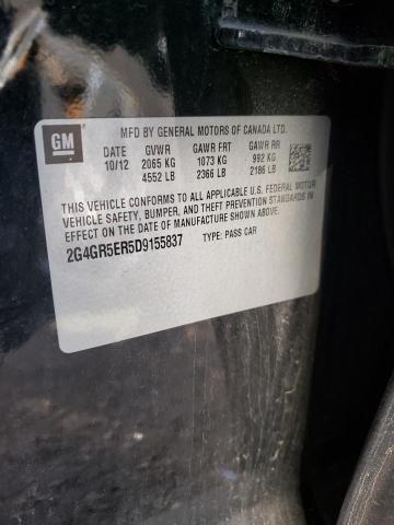 Photo 10 from auction – 2013 BUICK REGAL with VIN 2G4GR5ER5D9155837