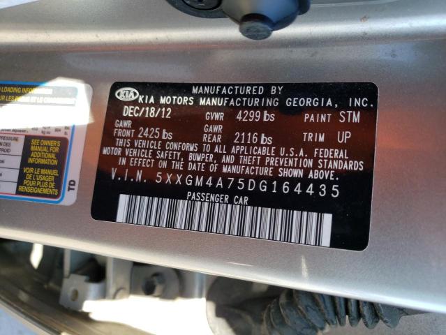 Photo 10 from auction – 2013 KIA OPTIMA LX with VIN 5XXGM4A75DG164435