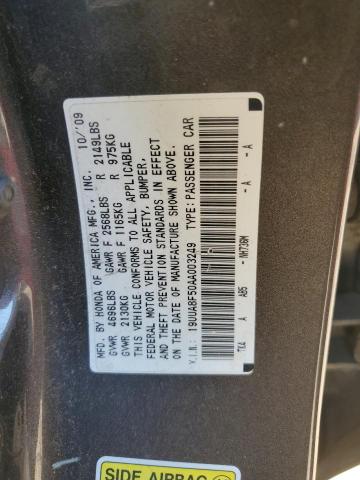 Photo 10 from auction – 2010 ACURA TL with VIN 19UUA8F50AA003249