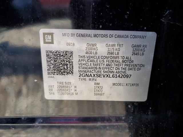 Photo 10 from auction – 2020 CHEVROLET EQUINOX LS with VIN 2GNAXSEVXL6142097