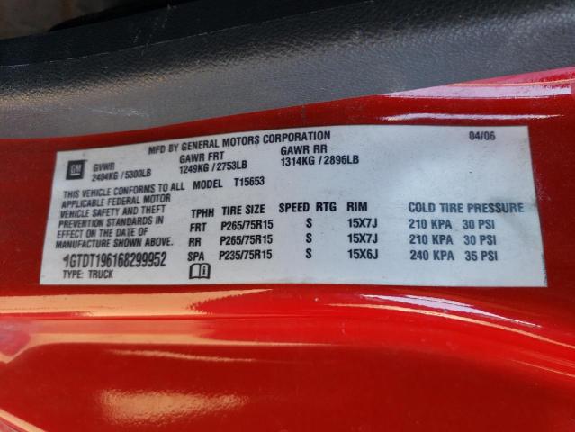 Photo 10 from auction – 2006 GMC CANYON with VIN 1GTDT196168299952