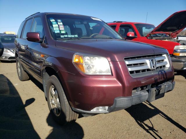 HONDA PILOT 2008 with VIN 5FNYF185X8B016002 - Photo from auction