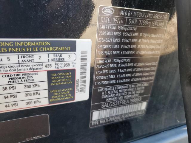 Photo 10 from auction – 2014 LAND ROVER RANGE ROVE with VIN SALGS3TF6EA188883