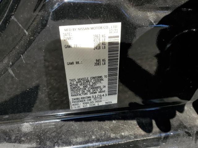 Photo 10 from auction – 2022 NISSAN ALTIMA S with VIN 1N4BL4BV3NN317643