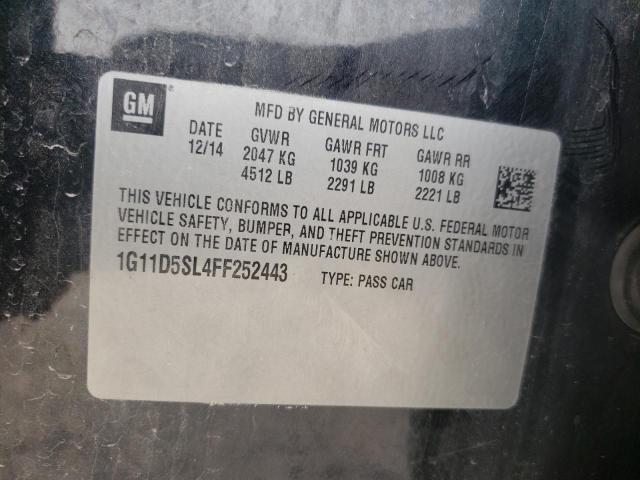Photo 10 from auction – 2015 CHEVROLET MALIBU 2LT with VIN 1G11D5SL4FF252443